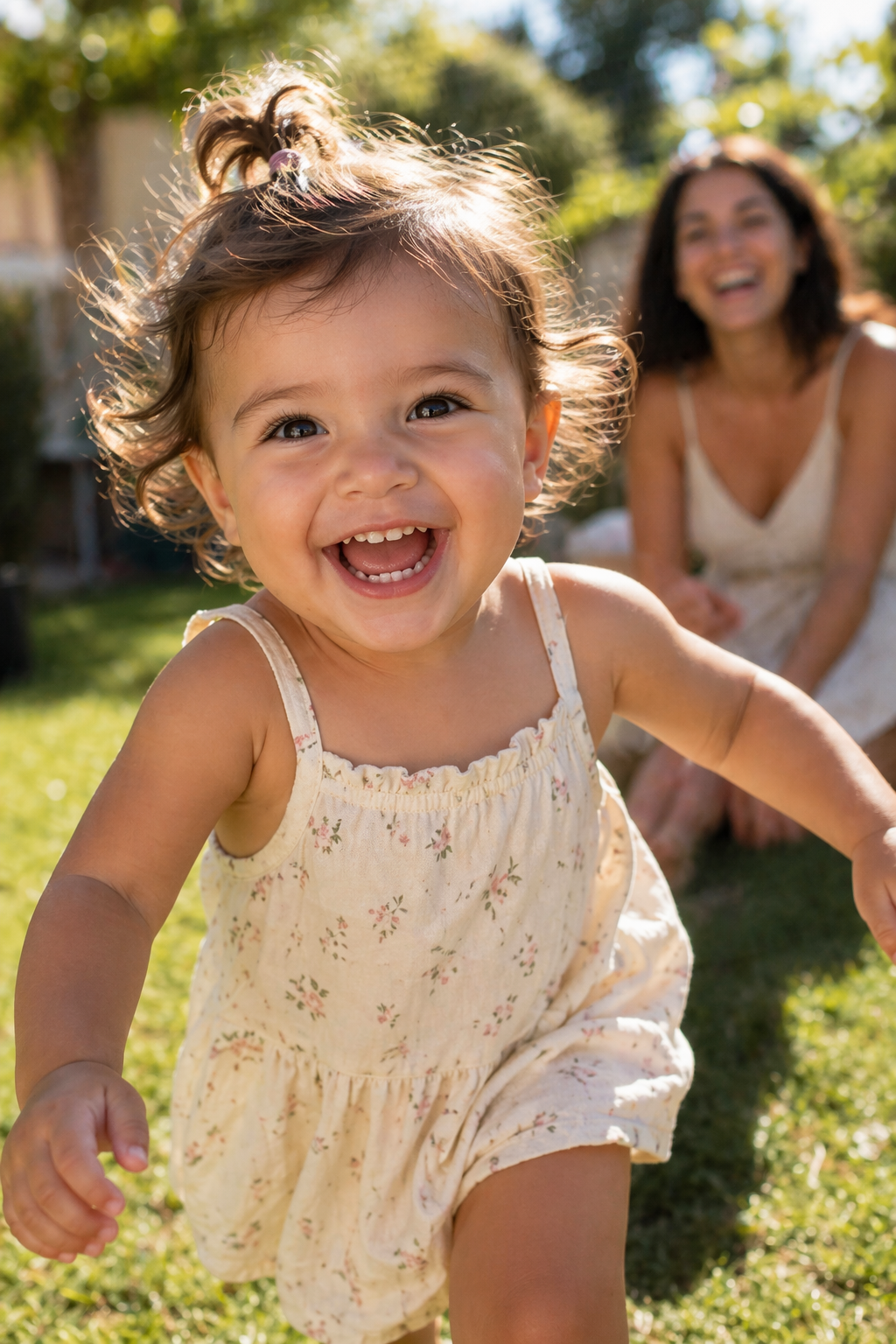 Clear candid toddler moment